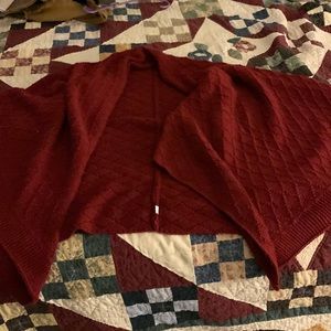 Burgundy wrap